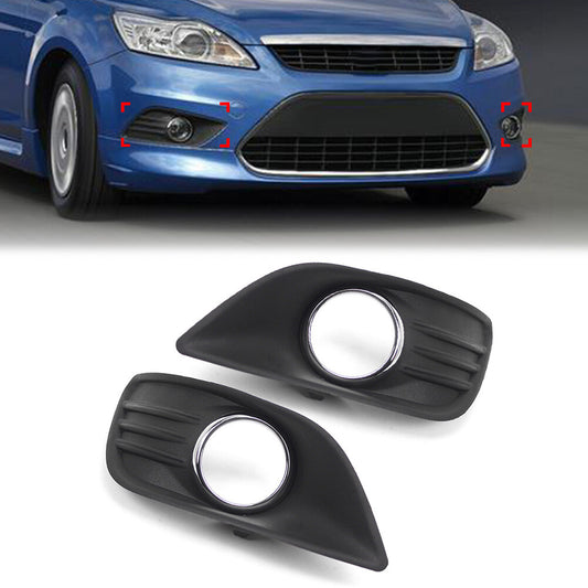 Front Bumper Fog Light Grille Cover Left Right for Ford Focus 2009-2011