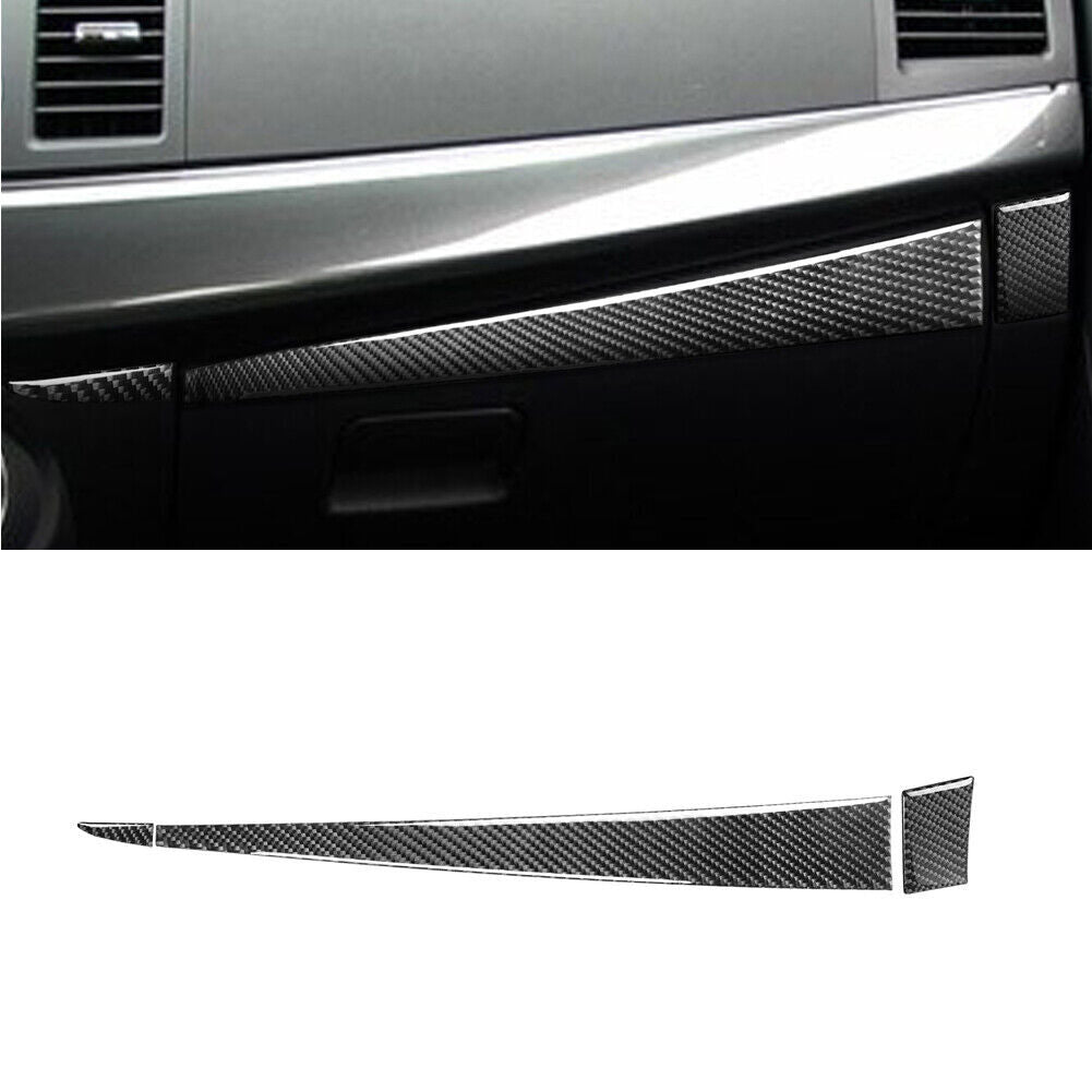 17Pcs Carbon Fiber Car Interior Full Set Kit Cover for Mitsubishi Lancer 2008-15