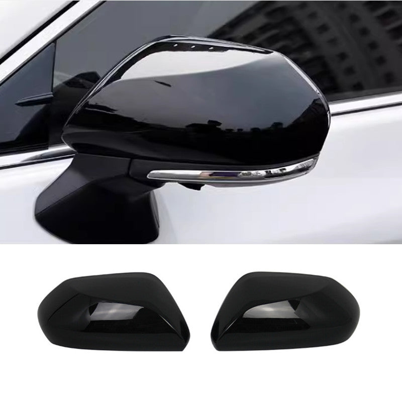 Fit for Camry 2018-2025 Bright Black Rearview Mirror Cover Trim 2pc v