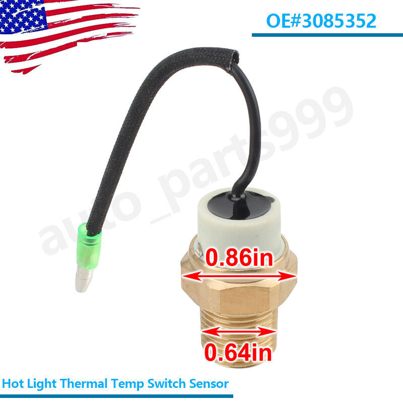 Thermo-optical temperature switch sensor is suitable for Polaris 3085352 Sportsman 400 500 600- n