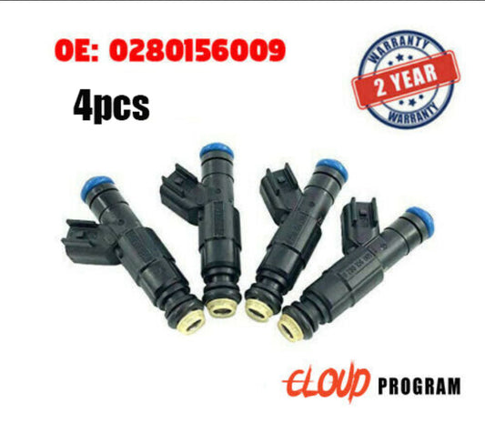 4 PCS Fuel Injector 0280156009 Fit For MONDEO FOCUS for VOLVO for MAZDA v