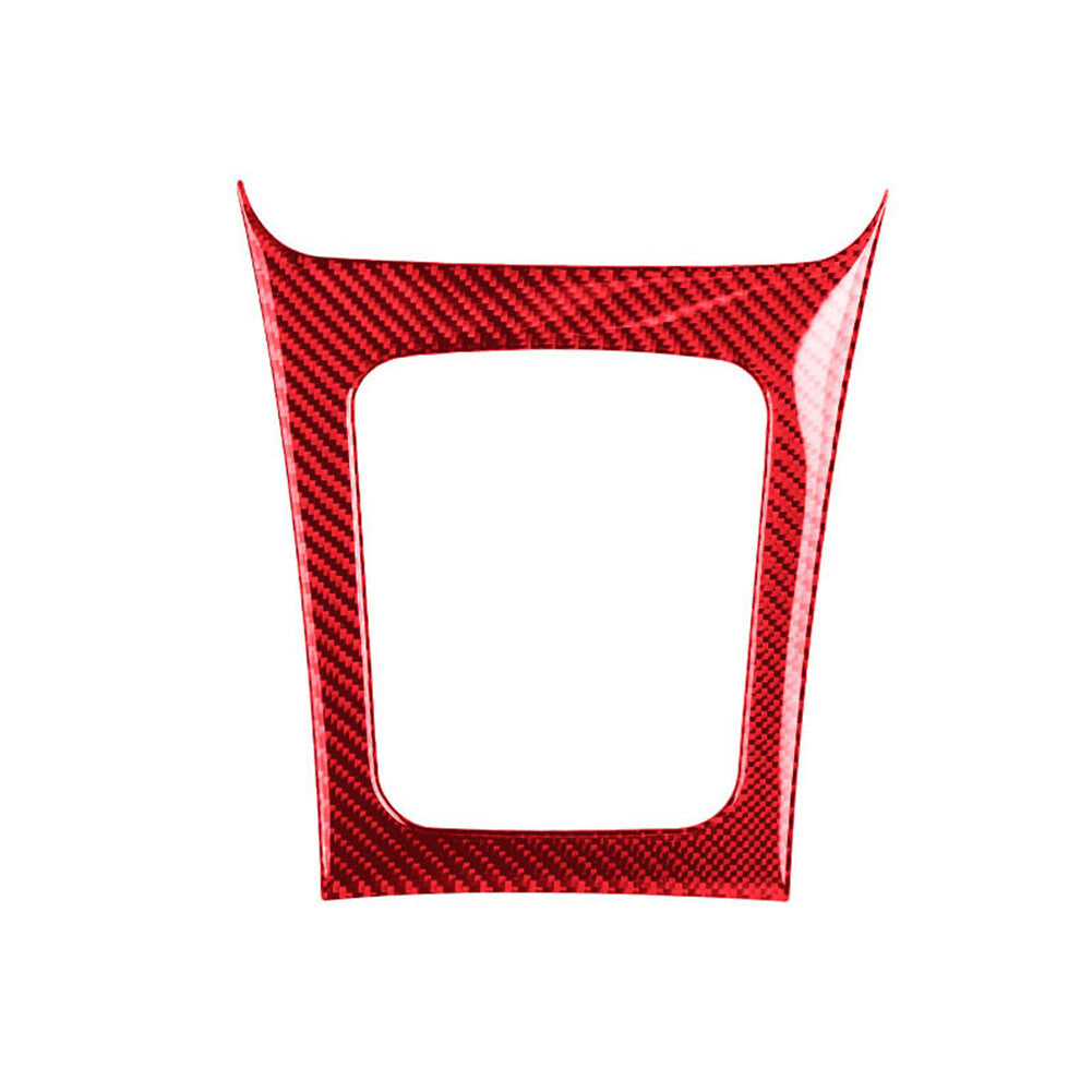 Red Carbon Fiber Gear Shift Panel Cover Trim For Land for Range Rover Sport 2014-17 v