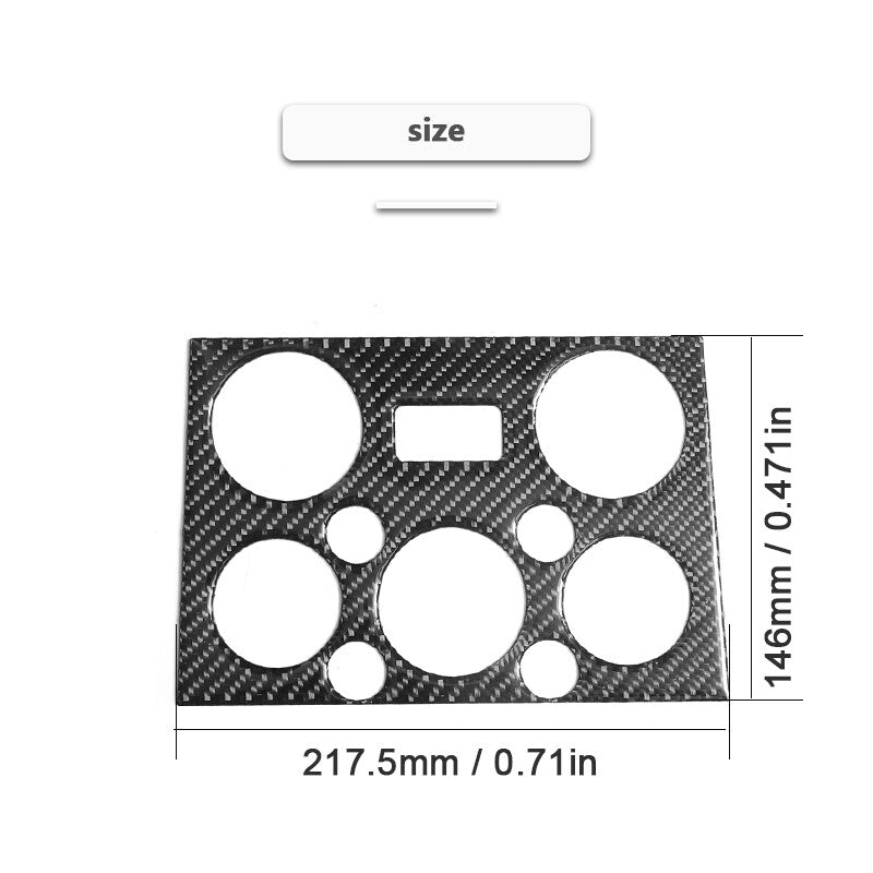 Red Carbon Fiber Sun Visor Mirror Frame Cover Trim For X5 E70 X6 E71 2008-13 v