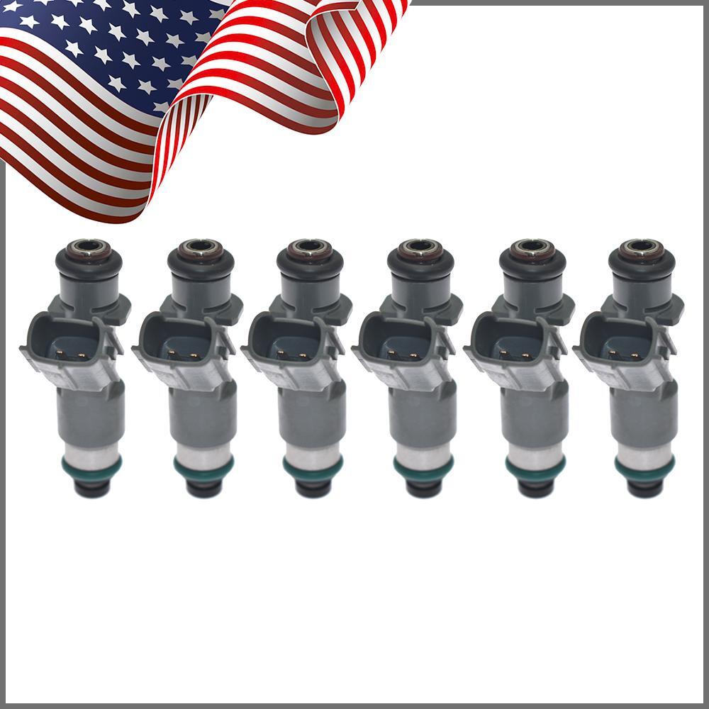 Set Of 6 Fuel Injectors for Honda Accord for Acura MDX TSX RL 3.5 3.7L 16450-R70-A01