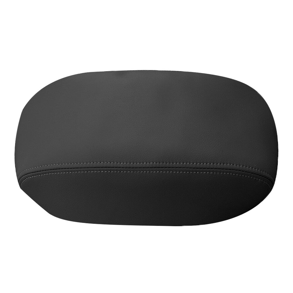 1-piece leather center console cover/armrest cover, grey, suitable for 2008-13 Highlander. n