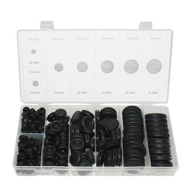 170-piece pack of rubber grommet firewall plugs and wire gaskets, shipped from the . n