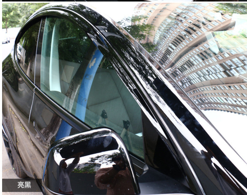for Model Y 2021 Gloss Black Window Visor Shade Sun Rain Guard 4pcs n