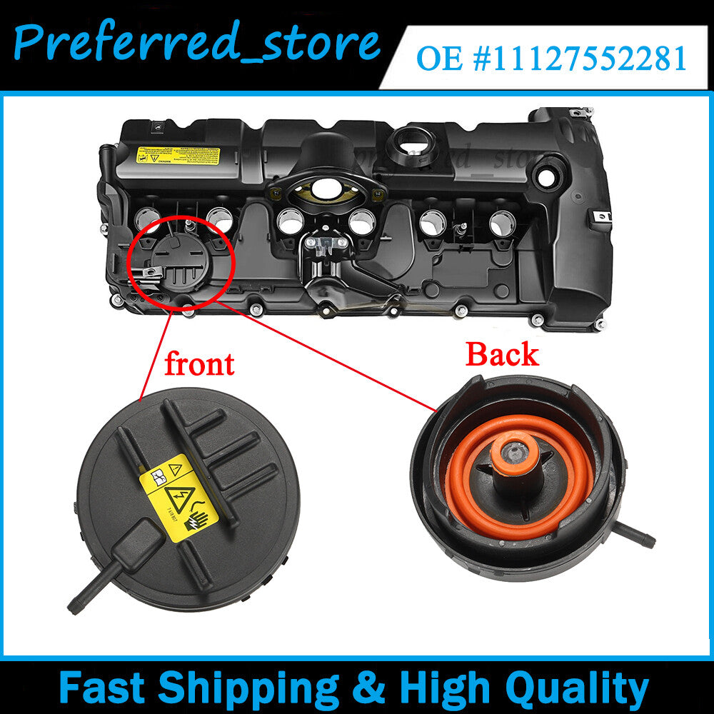PCV Protective Cover N51/N52 Engine Valve Cover for E90 E93 E91 E92 328i 528i 2007-2013 v