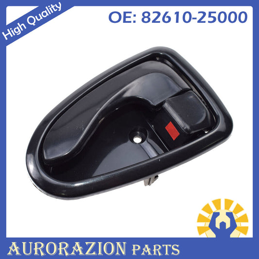 Interior door handle, black, left side, 82610 - 25000, suitable for modern accents, 2000 - 06, new. n