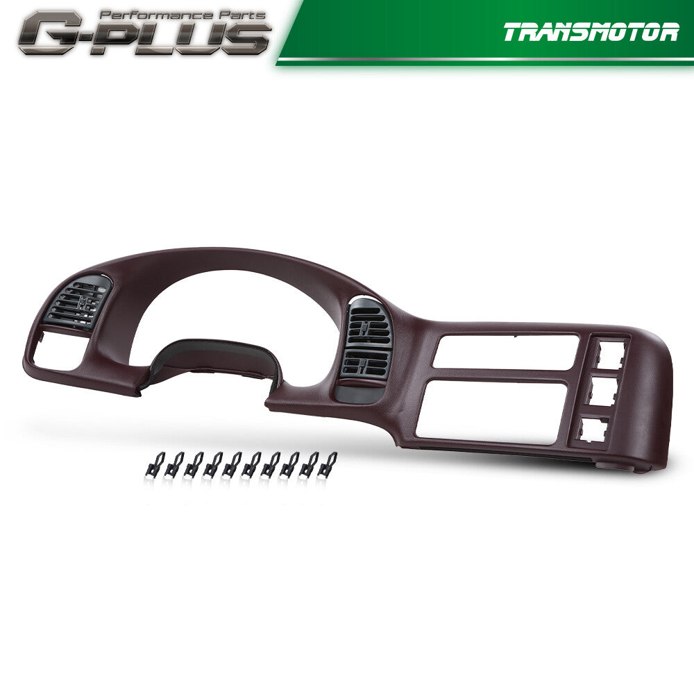 Fits 95-05 for GMC Safari for Chevrolet Astro Dash Radio Cluster Decorative Bezel Panel