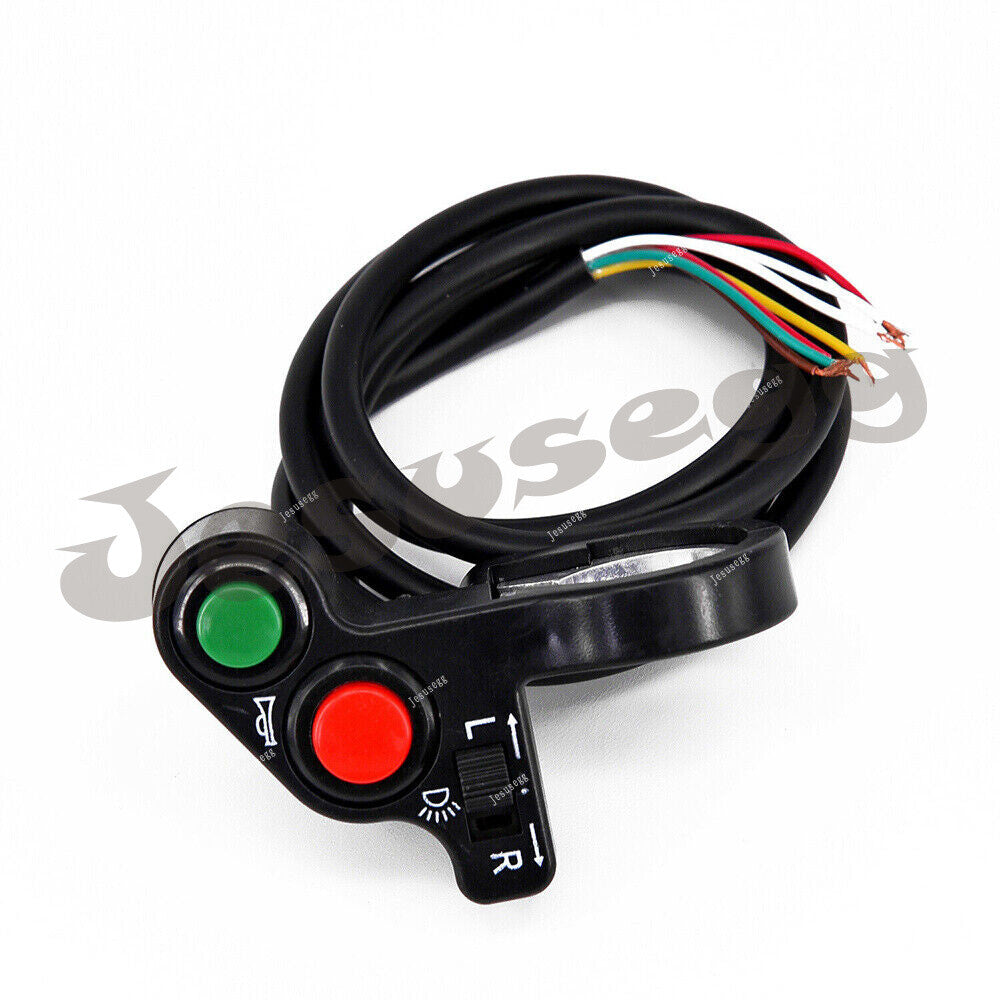 Universal Motorcycle 7/8 Headlight Turn Signal/Horn Light ON-OFF Switch Q