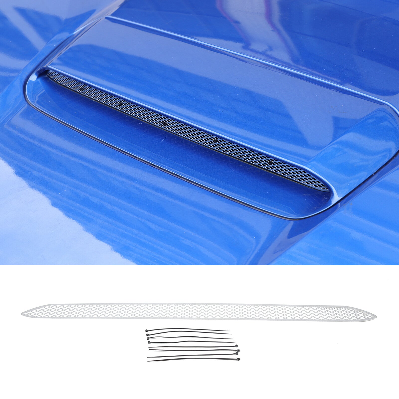 ABS Silver Front Fog Lamp Frame Trim for Range Rover Sport 2014 - 2017- v