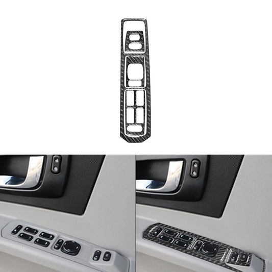 4X Carbon Fiber Drive Window lift Control Cover Trim for Cadillac CTS 2003-2007