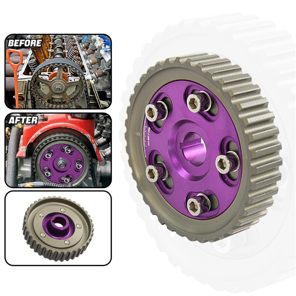 Adjustable Cam Gear Pulley Timing Gear for Honda SOHC D15 D16 D-Series 88-00 PL