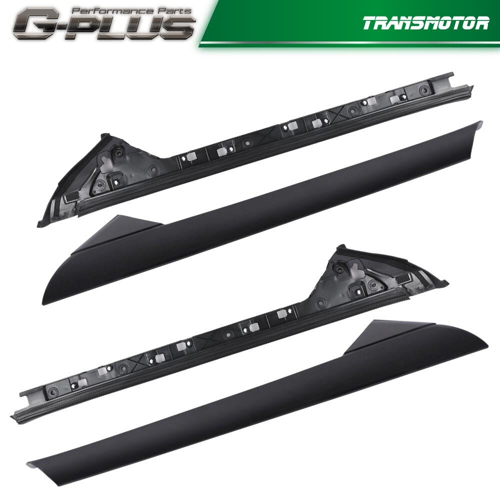 Left and Right Windshield A Pillar Molding Trim Fits 2011-19 for Explorer - v