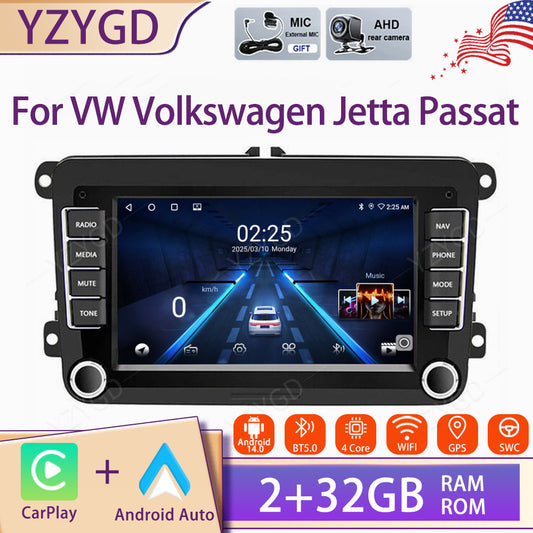 for VW for Volkswagen for Jetta for Passat GPS Navi 7 Android Auto Carplay Car Stereo Radio