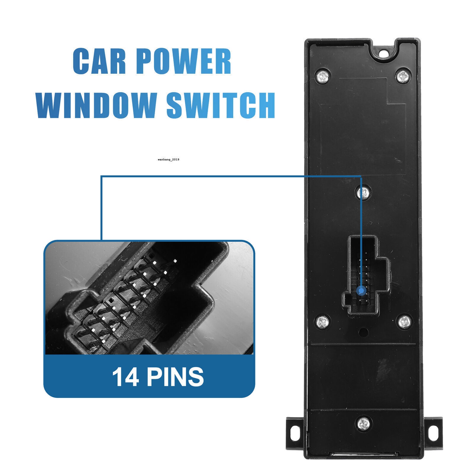 for Ford Focus MK II 2004-2018 3M5T-14A132-AG Power Window Switch Driver Side 1