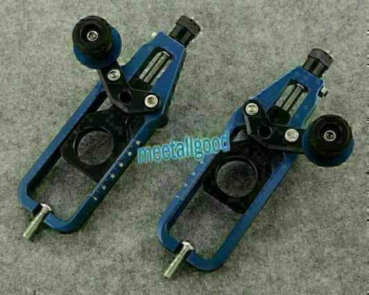 Chain Adjuster Tensioners Fit for YAMAHA YZF R1 2009 - 2012 Blue Motorcycle