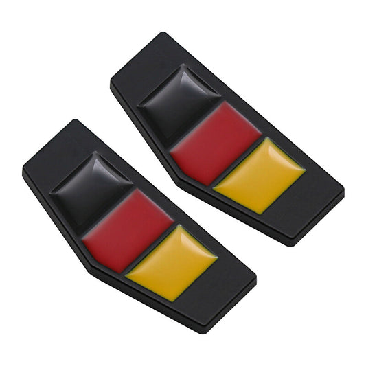2PC German Flag Emblem Sticker Germany Decal Auto, Car, Truck 4.7x2cm Q
