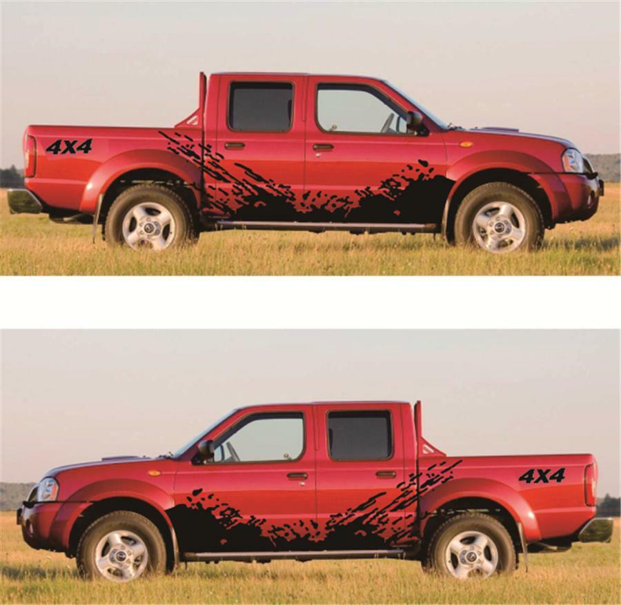 Accessory Car SUV Side Skirt Door Racing Decal Mud Splash Vinyl Sticker Graphic
