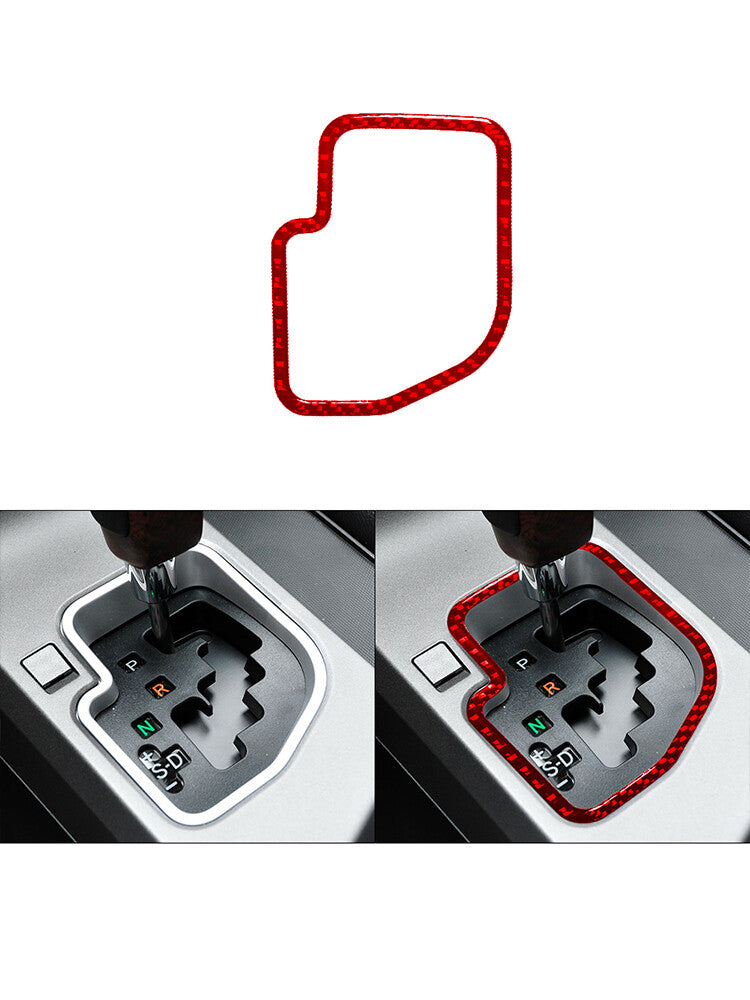 Carbon Fiber Rear for Seat Armrest Cup Holder Cover Trim for Mazda CX-9 2010-2015 v