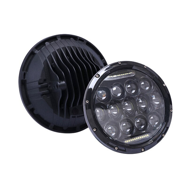 2x 7 inch LED Headlight DRL High low for Harley-Davidson for Honda for Yamaha Motorcycle