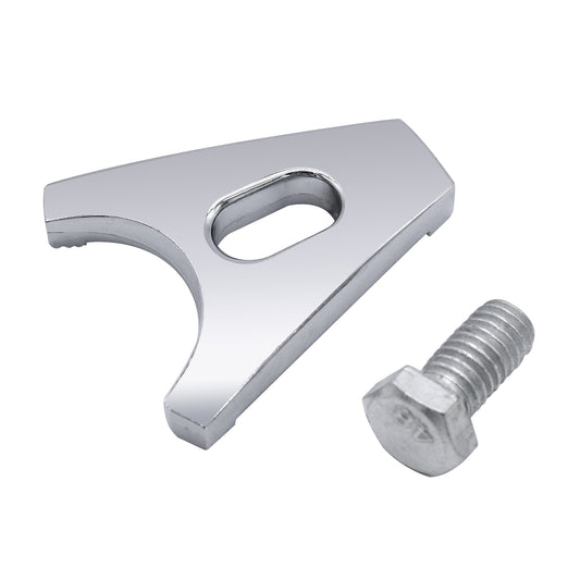 Chrome Steel SBC BBC Distributor Clamp Hold Down with Screw for CHEVY R0B9 Q