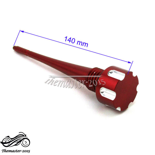 CNC Aluminum Red Oil Dipstick for Lifan YX SSR 125cc 140cc Engine Pit Dirt Bike Q