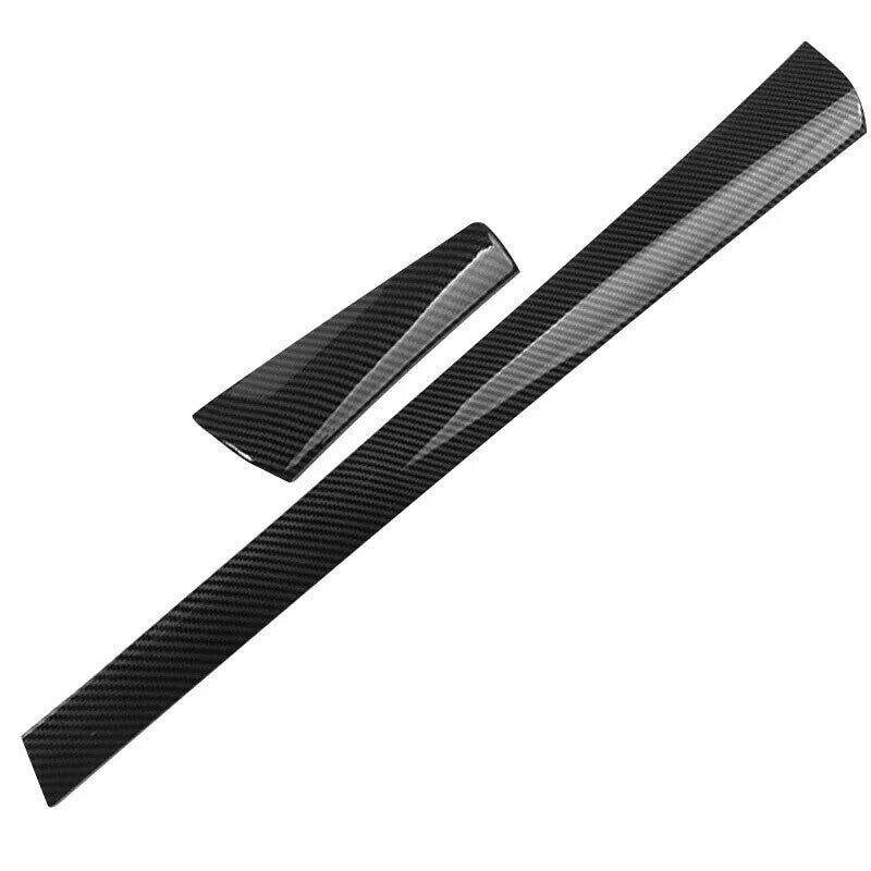for Cadillac XTS 13-17 ABS Carbon Fiber Inner Central Console Strip Cover Trims