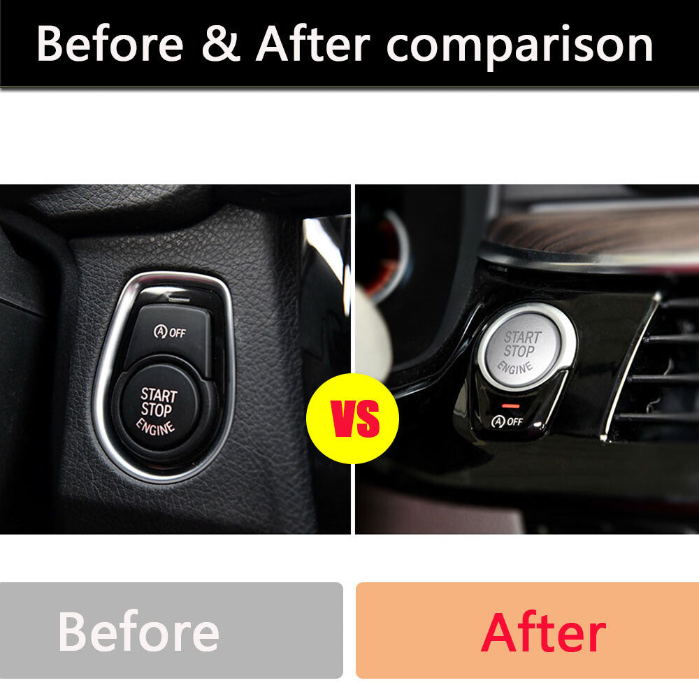 Car Engine Start Stop Push Button Cover for BMW G F Chassis 1 2 3 4 5 6 7 Series