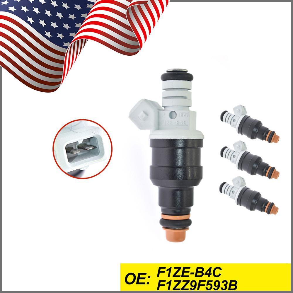 4pcs Fuel Injector for Mercury Sable for Lincoln for Ford Escort Taurus Ranger F1ZE-B4C