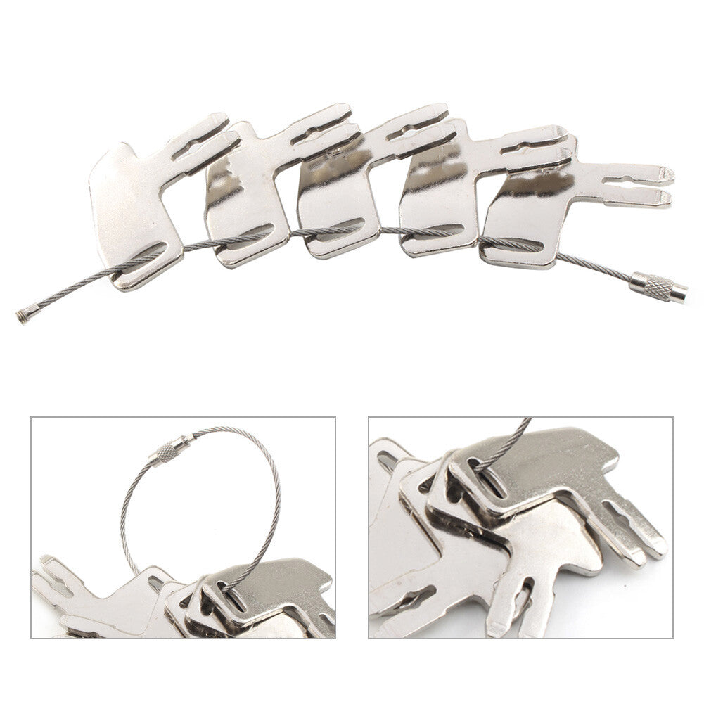 Key Battery Disconnect Heavy Equipment K2C166 Fit For Komatsu Master Metal 5pcs Q