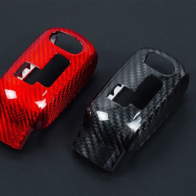 Real Carbon Fiber Car Gear Shift Knob Cover Trim for Mini Cooper F60 2017-2022 Q