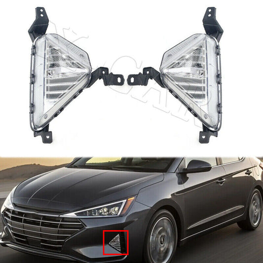 1 Pair Front Fog Light for Hyundai for Elantra Sedan 2019-2020 92301F2510 92302F2510