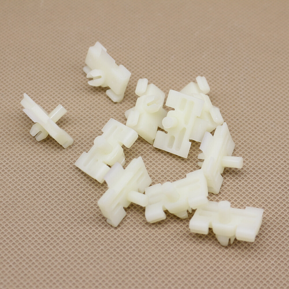 10 Pcs Body Side Molding Clips for Mercedes W124 Door Moulding Protective Strip