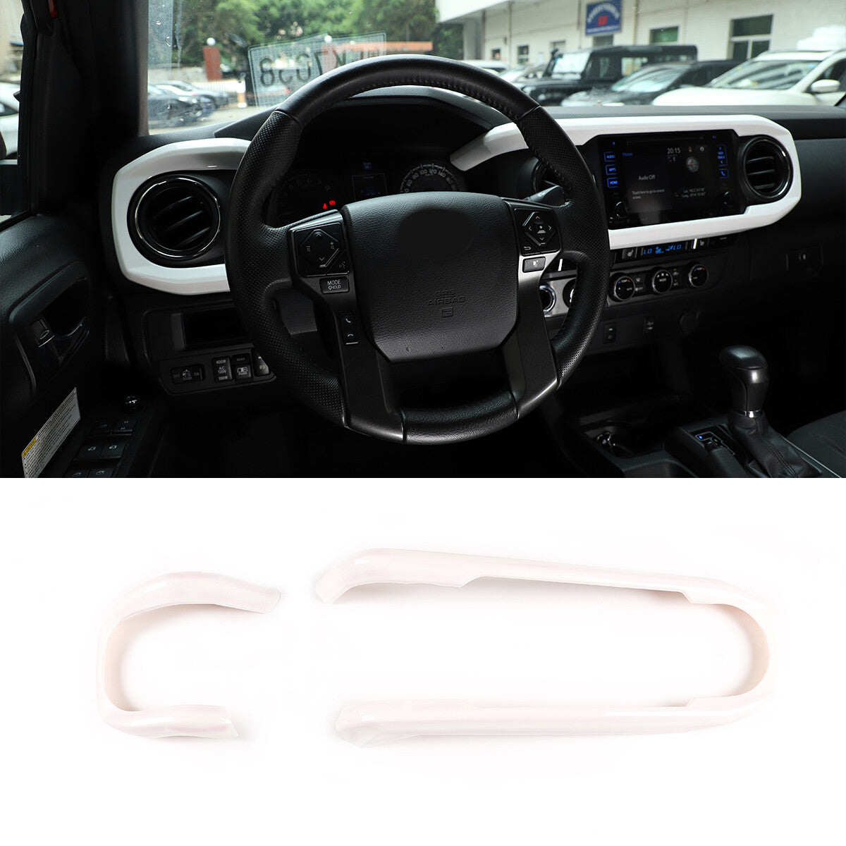2-piece side turn signal protection mesh cover for Land Rover for Defender 2004-19- v