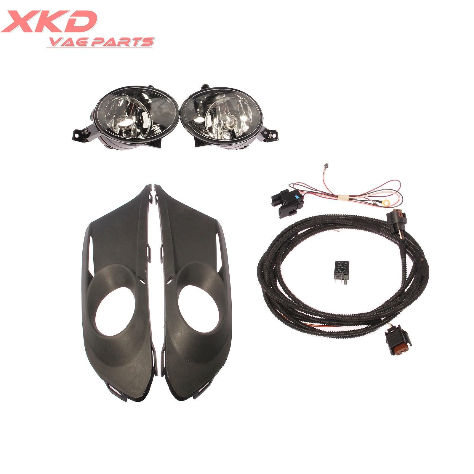 Fog light and dual grille complete kit for Volkswagen for Jetta MK6 5K0941699