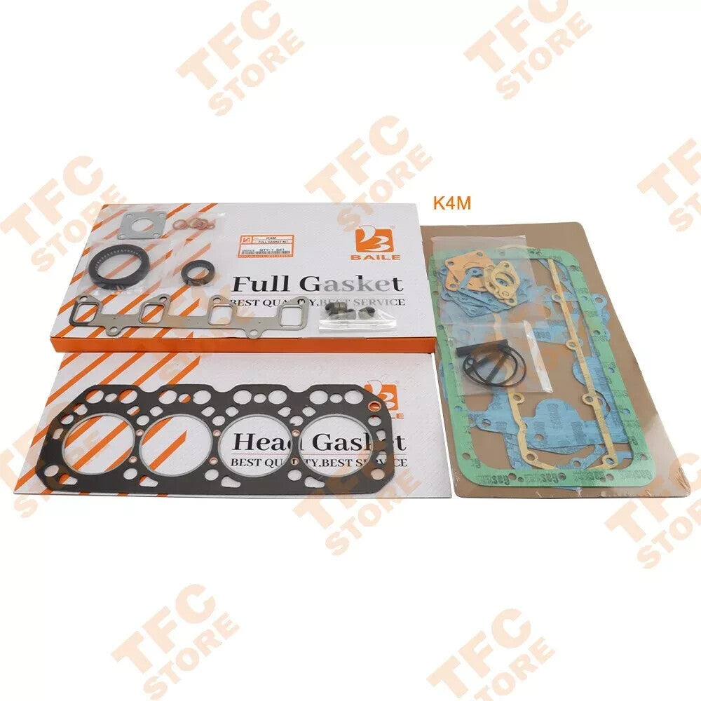 K4M Overhaul Rebuild Kit With Full Gasket Bearing Set for Mitsubishi Engine New