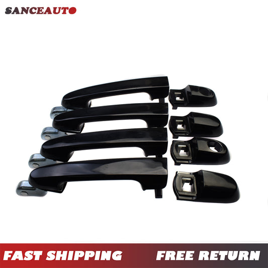 4-piece set of exterior door handles, front, back, left, and right, suitable for 06-11 modern accents. n