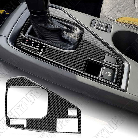 Carbon Fiber Center Shifter Panel Sticker Cover Trim for Subaru Crosstrek 2024 Q