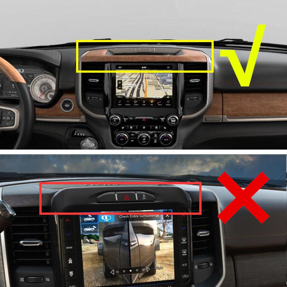 Car Console Storage Box Panel Trim for Dodge for RAM 1500 19-2024 Accessories Carbon v