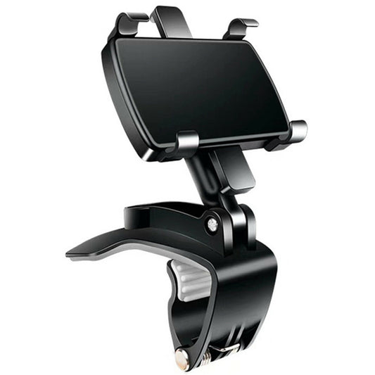 360° Rotation Car Phone Holder Sun Visor Mirror Dashboard Mount GPS Stand Clamp