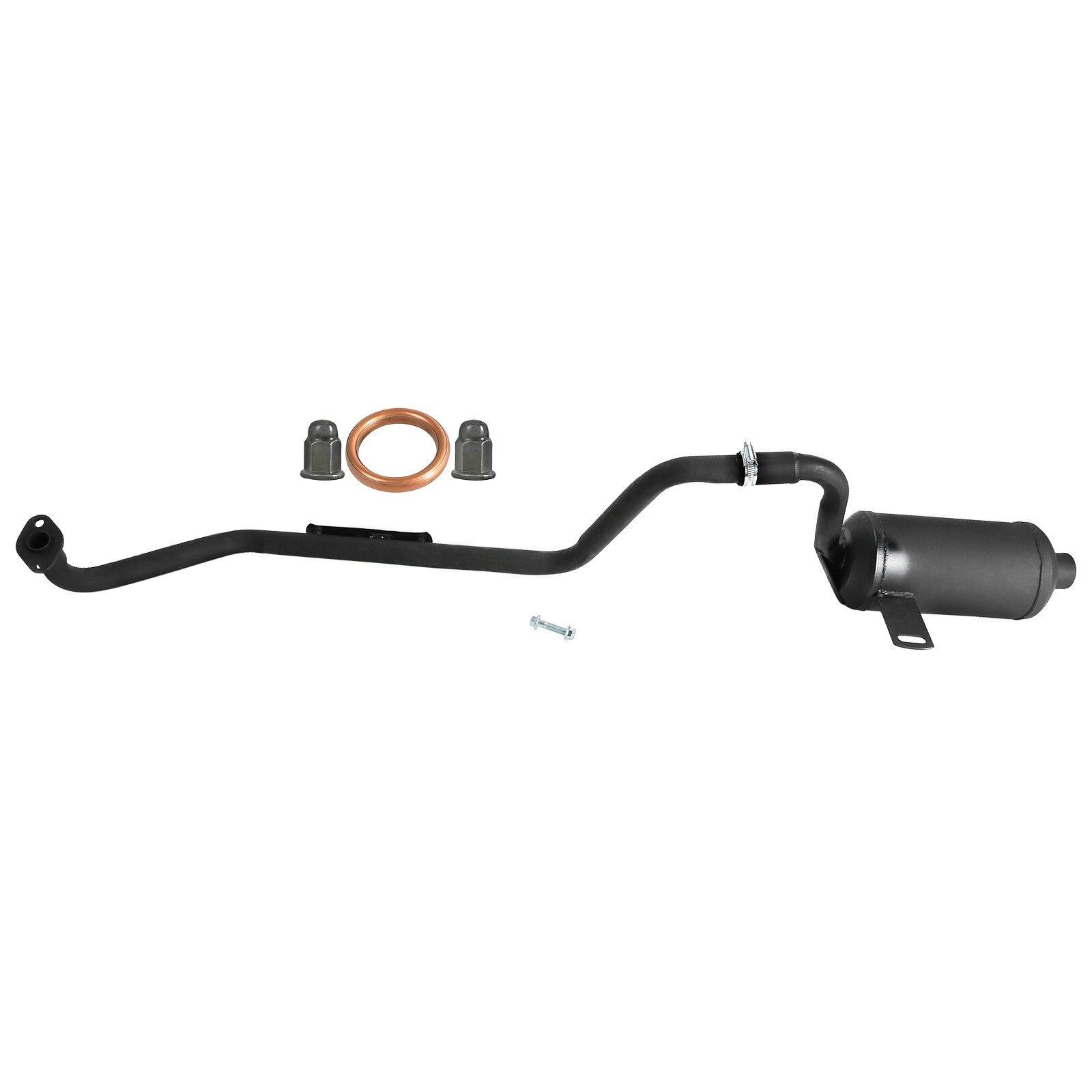 28mm Exhaust Pipe Muffler for GY6 125cc 150cc 200cc ATV Quad Dune Buggy Taotao