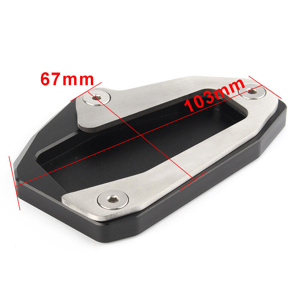 Fit for Ducati MONSTER 696 796 797 1200/S Black Kickstand Side Stand Enlarger Plate Q