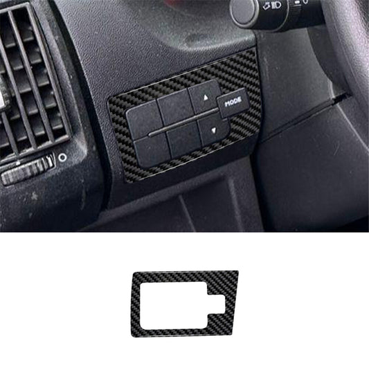 Carbon Fiber Interior Speedometer Button Cover Trim for RAM Promaster 2014-2021