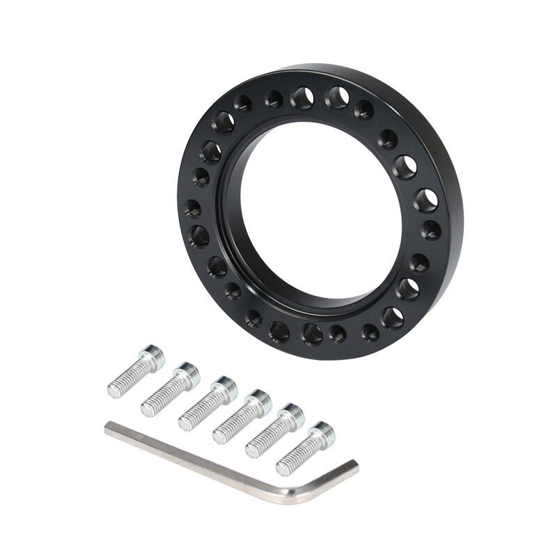1/2-inch Car Steering Wheel Adapter Spacer Adapter Kit Aluminum Universal - n