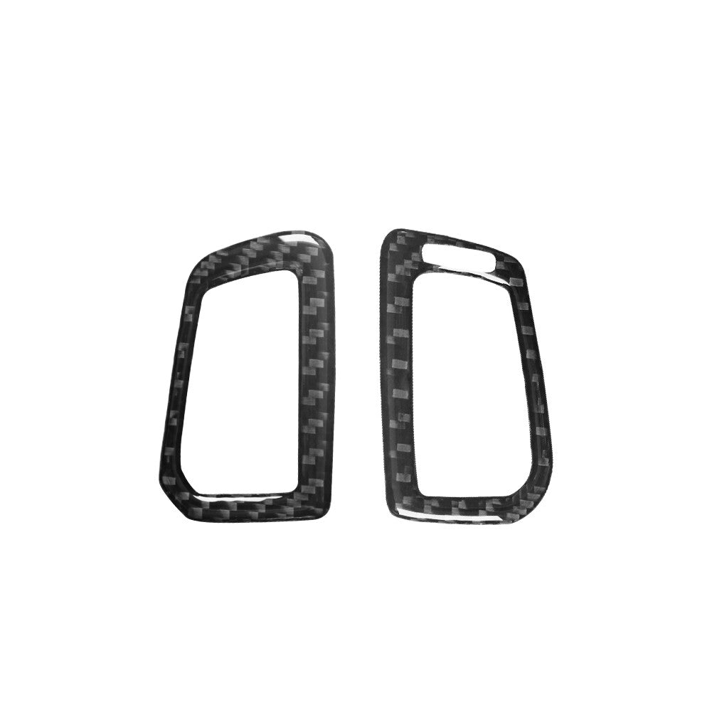 Red Carbon Fiber Lighter Console Control & Cup Holder Trim Cover for Mini Cooper v