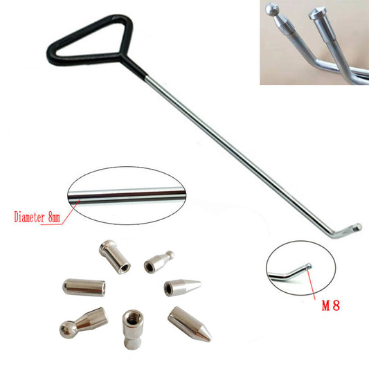 Paintless Dent Repair Tools Puller Push Rods Car Body Hail Dent Removal Set v