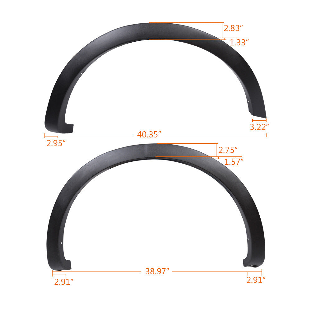 Fits 04-08  for ford  F150 Styleside Factory Style Wheel Covers, Mudguards, Flare 4-Piece Set Q