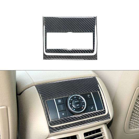 for Mercedes R-Class 2009-2012 Rear Central Air-con Trim Cover Carbon Fiber